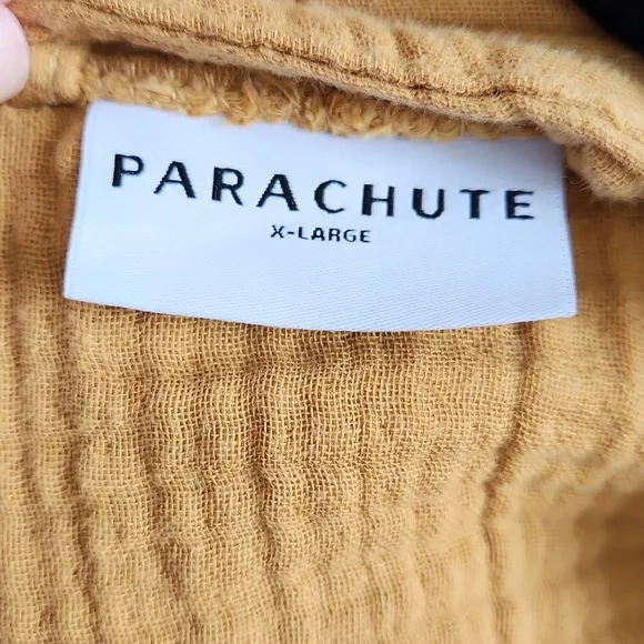 Parachute Cloud Cotton Robe Gold Yellow Color Size X-Large - Picture 4 of 5